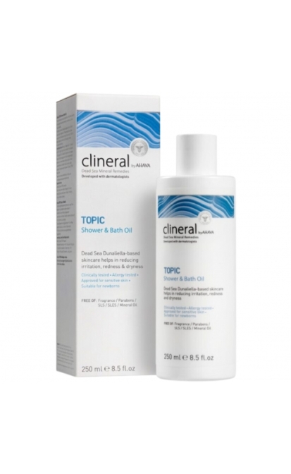 AHAVA CLINERAL TOPIC DUŠO IR VONIOS ALIEJUS, 250 ML