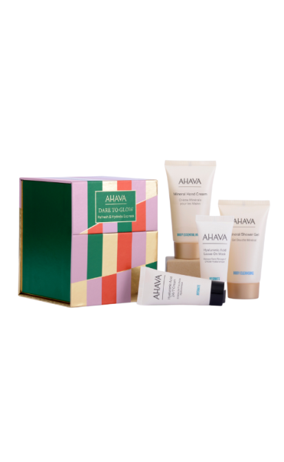 AHAVA DARE TO GLOW REFRESH & HYDRATE EXPRESS DOVANŲ RINKINYS