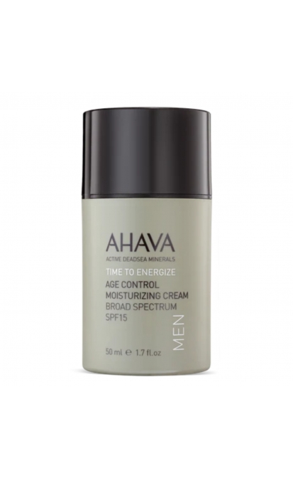 AHAVA MEN AGE CONTROL MOISTURIZING VEIDO KREMAS VYRAMS SPF15, 50 ML