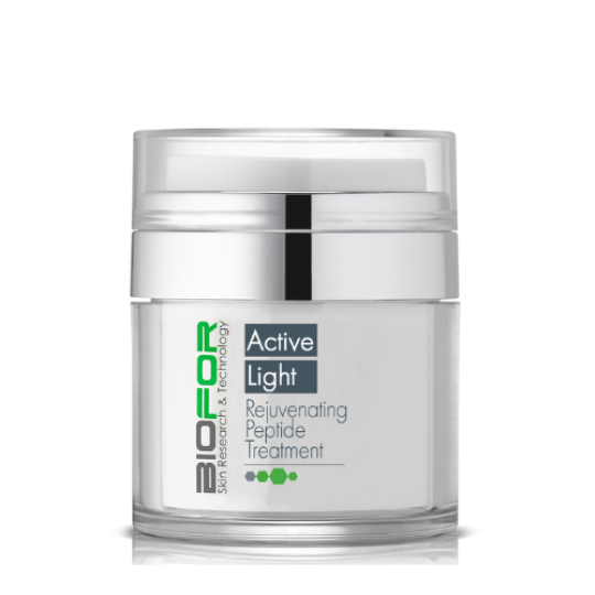 BIOFOR ACTIVE LIGHT STANGRINANTIS VEIDO KREMAS SU PEPTIDAIS, 15 ML