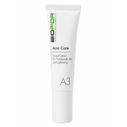 BIOFOR AZO CARE ŠVIESINANTIS VEIDO KREMAS PROBLEMINEI ODAI, 30 ML