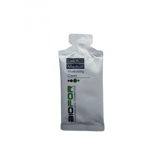 BIOFOR ENRICH MEDIUM DRĖKINAMOJO VEIDO KREMO MĖGINĖLIS, 3 ML
