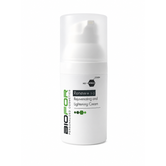 BIOFOR RENEW+ p1-3 ODĄ ATNAUJINANTIS IR ŠVIESINANTIS VEIDO KREMAS, 30 ML