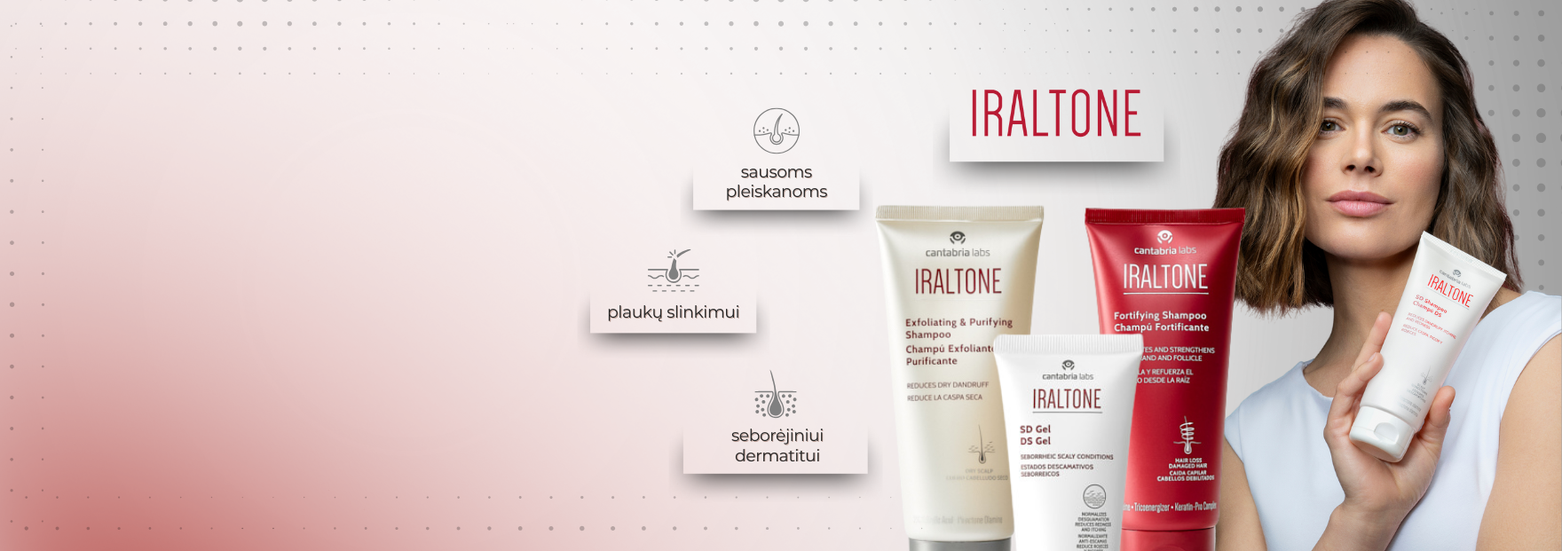 -15% IRALTONE produktų linijai