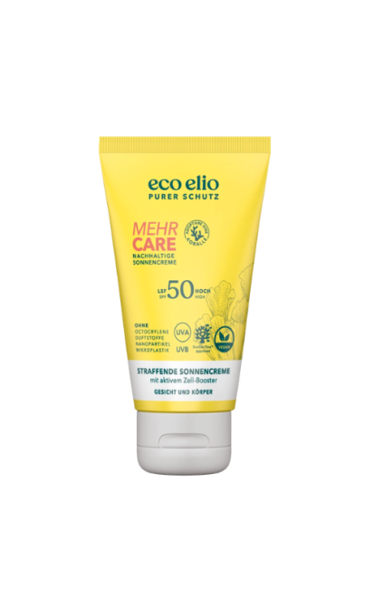 ECO ELIO MORE CARE STANGRINAMASIS KREMAS NUO SAULĖS SPF 50, 75 ML