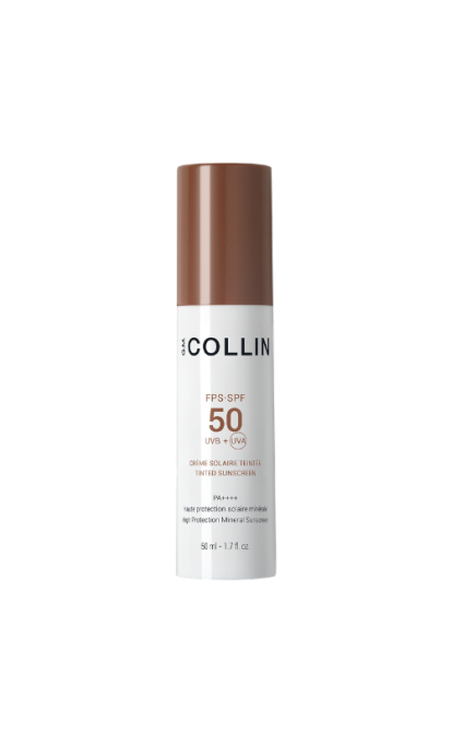 G.M. COLLIN SPF 50 TINTED SUNSCREEN APSAUGINIS KREMAS SU ATSPALVIU, 50 ML. 