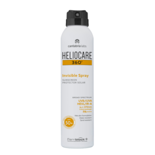 HELIOCARE 360 INVISIBLE APSAUGINIS PURŠKIKLIS KŪNUI SPF50+, 200 ML 