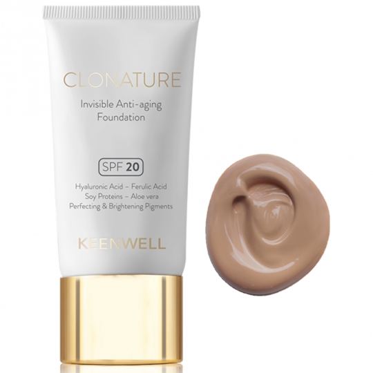 KEENWELL CLONATURE JAUNINANTIS MAKIAŽO PAGRINDAS SPF20, 30 ml (Nr.8)