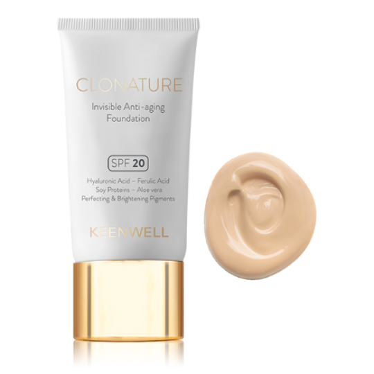 KEENWELL CLONATURE JAUNINANTIS MAKIAŽO PAGRINDAS, 30 ml (Nr.1)
