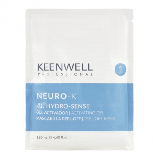 KEENWELL NEURO-K HYDRO-SENSE VEIDO KAUKĖS PEEL-OFF SISTEMA, 130ml/15gr