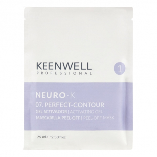 KEENWELL NEURO-K PERFECT CONTOUR VEIDO KAUKĖS PEEL-OFF SISTEMA, 130ml/15gr