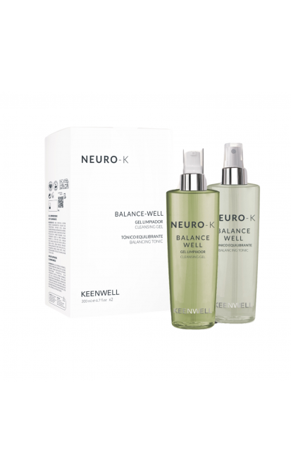 KEENWELL NEURO-K RINKINYS ODOS PH BALANSO ATKŪRIMUI (VALOMASIS GELIS 200 ML + TONIKAS 200 ML) 