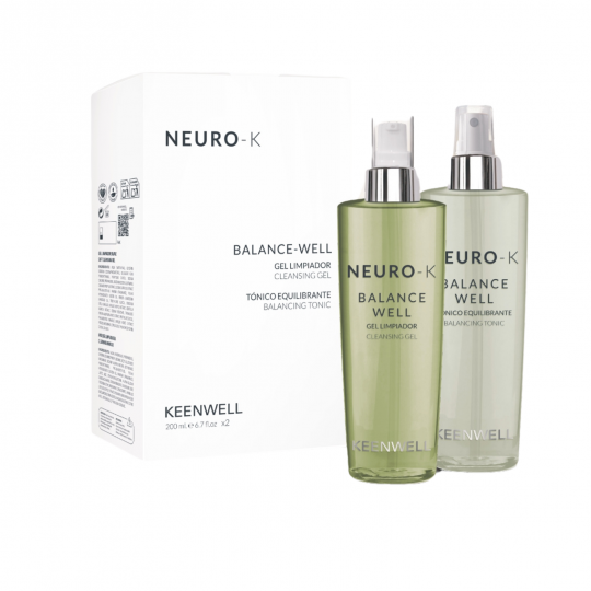 KEENWELL NEURO-K RINKINYS ODOS PH BALANSO ATKŪRIMUI (VALOMASIS GELIS 200 ML + TONIKAS 200 ML) 
