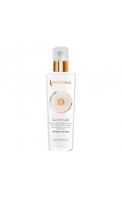 KEENWELL SUN ATTITUDE FLUIDAS NUO SAULĖS SPF50, 200 ML
