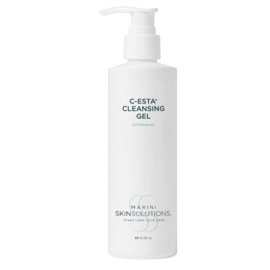 MARINI SKINSOLUTIONS C-ESTA® CLEANSING GEL PRAUSIMOSI GELIS SU VITAMINU C IR DMAE, 237 ML.
