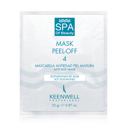 KEENWELL MASK N.4 ALGINATINĖ KAUKĖ BRANDŽIAI ODAI SU SOJŲ IZOFLAVONAIS, 25 g 