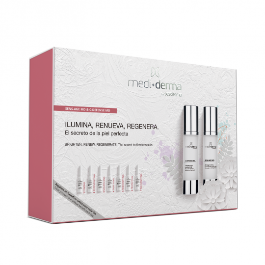 MEDIDERMA HOMECARE SKAISTINANTIS IR REGENERUOJANTIS RINKINYS