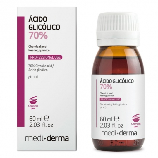 MEDIDERMA GLYCOLIC ACID 70% CHEMINIS PILINGAS, 60 ml