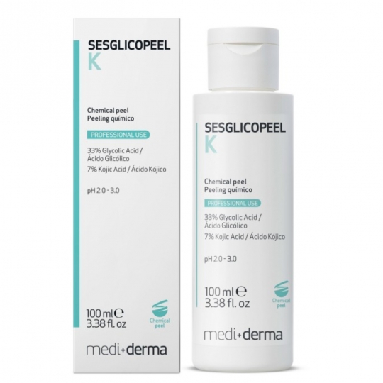 MEDIDERMA SESGLICOPEEL K GELINIS GLIKOLIO RŪGŠTIES PILINGAS, 100 ml