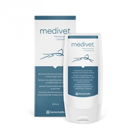MEDIVET ŠAMPŪNAS ŠUNIMS, 100 ML