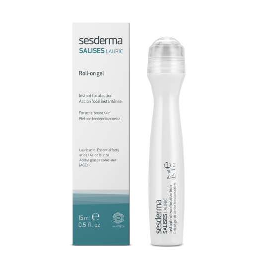 SESDERMA SALISES LAURIC TAŠKINĖ PRIEMONĖ SPUOGAMS IR INKŠTIRAMS, 15 ML