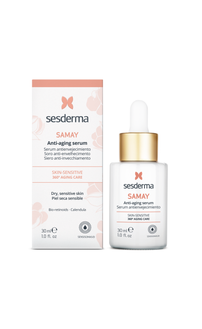 SESDERMA SAMAY SERUMAS NUO ODOS SENĖJIMO JAUTRIAI ODAI, 30 ML