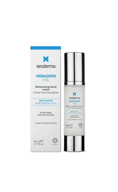 SESDERMA HIDRADERM HYAL DRĖKINAMASIS VEIDO KREMAS, 50 ML