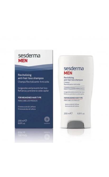 SESDERMA MEN GAIVINAMASIS ŠAMPŪNAS NUO PLAUKŲ SLINKIMO, 200 ml