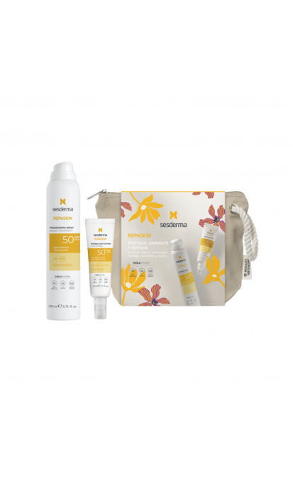 SESDERMA REPASKIN RINKINYS (APSAUGINIS FLUIDAS 50 ML + APSAUGINIS PURŠKIKLIS 200 ML)