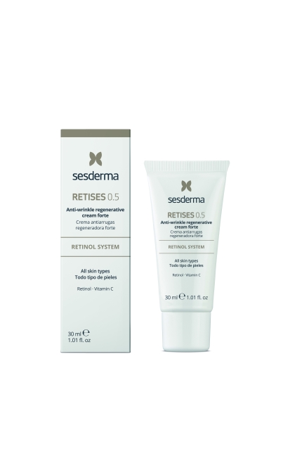 SESDERMA RETISES 0,5% VEIDO KREMAS SU RETINOLIU IR VITAMINU C, 30 ML