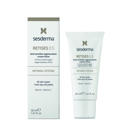 SESDERMA RETISES 0,5% VEIDO KREMAS SU RETINOLIU IR VITAMINU C, 30 ML