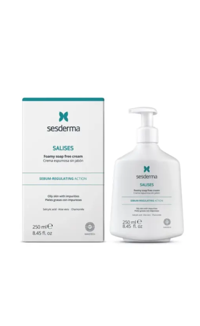 SESDERMA SALISES BEMUILIS PUTOJANTIS PRAUSIKLIS SU SALICILO RŪGŠTIMI, 250 ML