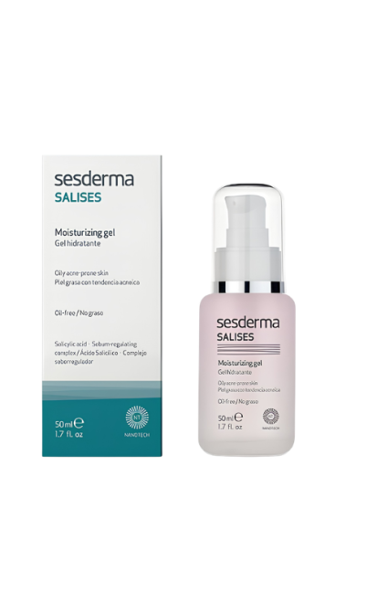 SESDERMA SALISES DRĖKINAMASIS GELIS Į AKNĘ LINKUSIAI ODAI, 50 ML