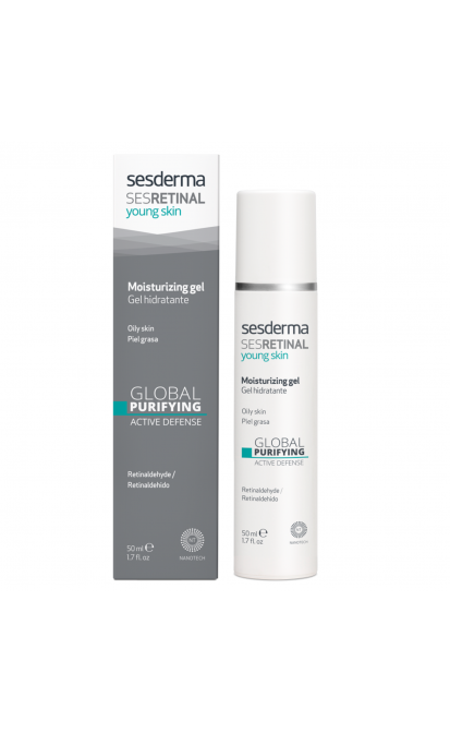SESDERMA SESRETINAL GELIS Į AKNĘ LINKUSIAI ODAI, 50 ml