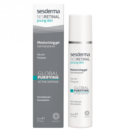 SESDERMA SESRETINAL GELIS Į AKNĘ LINKUSIAI ODAI, 50 ml