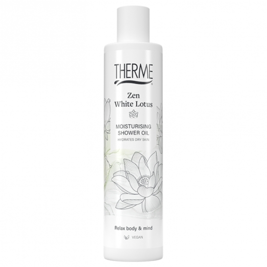 THERME ZEN WHITE LOTUS DRĖKINANTIS DUŠO ALIEJUS, 250 ML