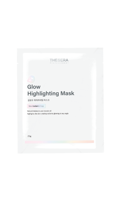 THESERA GLOW ŠVYTĖJIMO SUTEIKIANTI VEIDO KAUKĖ, 1x25 g