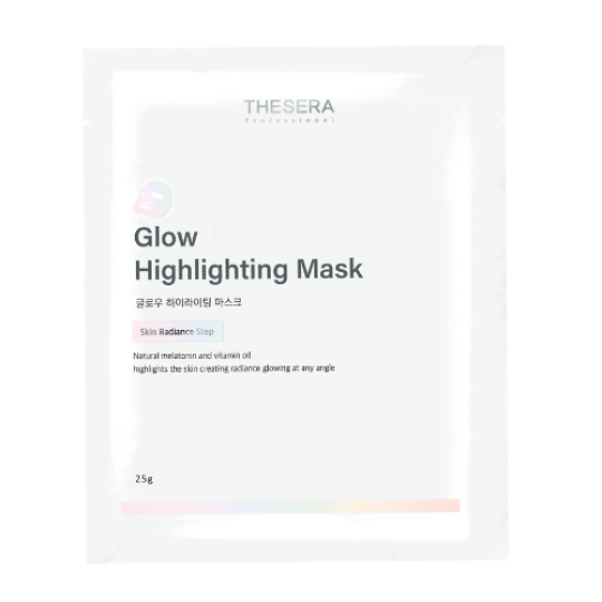 THESERA GLOW ŠVYTĖJIMO SUTEIKIANTI VEIDO KAUKĖ, 1x25 g