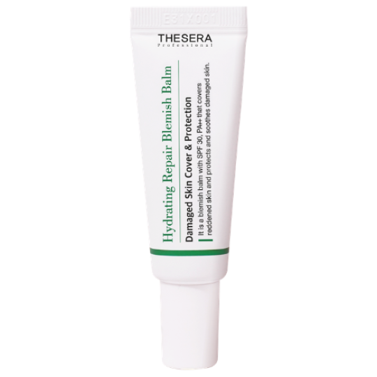 THESERA HYDRATING REPAIR BLEMISH BALM VEIDO KREMAS SU SPALVA SPF30, 10 ML
