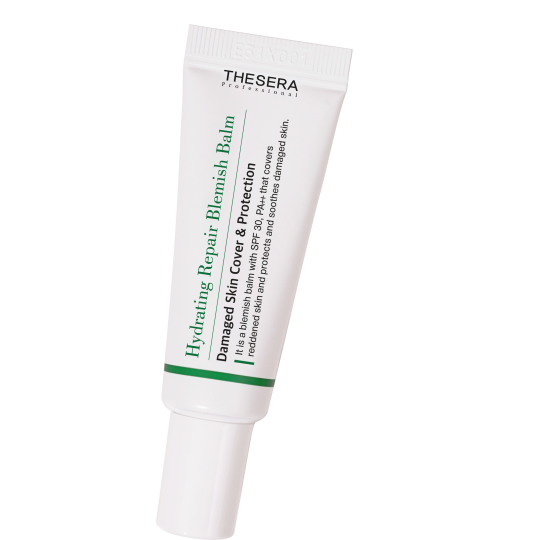 THESERA HYDRATING REPAIR BLEMISH BALM VEIDO KREMAS SU SPALVA SPF 30, 10 ML (2 ATSPALVIS)